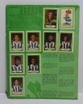 Álbum de figurinhas sem capa e parece faltar duas folhas, possivelmente Campeonato Brasileiro de 93, falta uma figurinha nas páginas que tem
