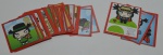 30 figurinhas + 2 signos + 1 carta para destacar do albúm de figurinhas I Love Pucca