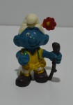 Boneco Smurf Hering Made in Brazil PEYO Schleich 5,5cm de altura, antigo