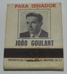 Caixa de Fósforo João Goulart para Senador