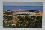 Cartão Postal Estádio Pinheiro Borba (Beira Rio) P.Alegre RS Usado, Dobrado