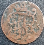 PRUSSIA 3 PFENNIG 1762 A . COBRE 4,00 GRAMAS, 24 MM . FRIEDRICH II