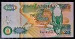 ZAMBIA 20 KWACHA FE 1992