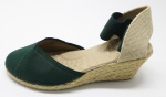 CALÇADO - Lote de espadrille "MR. CAT", verde lona - Sem uso. Nº 37.