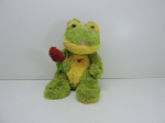 BRINQUEDO - Sapo em pelúcia. Alt. 23 cm.