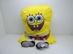 BRINQUEDO - Bob Esponja em pelúcia. Alt. 60 cm. No estado.