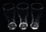 DEMI CRISTAL - Conjunto de 3 copos chopp. Med. 16 cm.