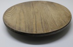 DIVERSOS - Bandeja giratório em madeira. Med. 5x35 cm.