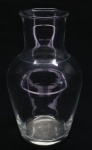 DEMI CRISTAL - Lote de vaso floreira e 2 vidros. Med. 17 cm e 5 cm.
