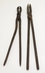 FERRAMENTAS - Lote de 2 ferramentas antigas. Med. 50 cm e 47 cm.