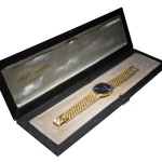 PATEK PHILIPPE - Relógio masculino de pulso com pulseira e caixa de ouro.