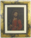 ESCOLA CUSQUENHA - SAGRADO CORAÇÃO DE JESUS - OST - 38X30cm.