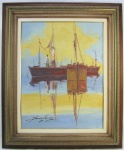 SANSÃO PEREIRA - BARCOS - OST - 66X50cm.