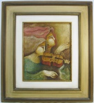 M. TAGLIARI - MUSICISTAS - OSE - 46X37cm.