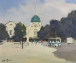 JAYME AGUIAR - PRAÇA XV - OSE - 38X46cm. Sem moldura.