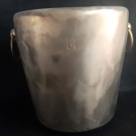 Antigo balde para gelo em metal - Diâmetro: :20 cm e Altura: 20 cm