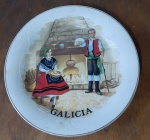 Prato decorativo Espanhol/Galicia - Diâmetro: 24 cm
