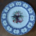 Prato decorativo Relógio AR-  MO  - Diâmetro: 25 cm