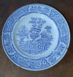 Prato raso decorativo Espanhol/Cegovia - Diâmetro: 23 cm - Lote com bicado