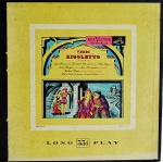 Caixa box com 3(três) LPs de vinil Verdi Rigoletto - Importado,