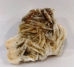 Mineralogia -Barita Marroquina com Vanadinita - 4,1 cm - Origem : Marrocos