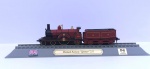 Belíssima miniatura de locomotiva super detalhada em metal c/ partes plásticas, escala 1/160  c/ base/trilho expositora personalizada. MIDLAND RAILWAY `SPINNER` 211 - INGLATERRA - Aprox. 16 cm.