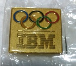 1 pin patrocinador IBM   das olimpiadas de Sidney - USA 2000