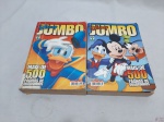 2 almanaques da Disney Jumbo com mais de 500 páginas de quadrinhos.