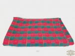 Grande Toalha de Mesa Retangular de Natal Decoração Natalina Vermelha e verde.  Medida: 2,20 x 1,40 . tecido Misto