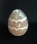 Grande ovo em vidro de Murano. Medida 9 cm de altura.