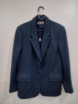 Elegante casaco em lã sintética da grife CORRIGAN PARIS na cor preta - tamanho M.