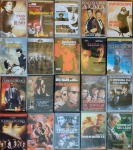 Lote composto de 20 DVD's de gêneros diversos.