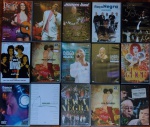 Lote composto de 14 DVD's de musicais (shows) de artigos diversos.