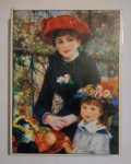 Grande livro Renoir His Life Art and Letters - capa dura com sobre capa ricamente ilustrado com 311 páginas - mede 52x28.