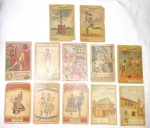 Lote contendo 10 estampas eucalol, década de 50.