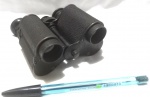 Bínoculo da marca Swase, modelo `Power 6`, maior comprimento 10cm, em funcionamento, marcas do tempo.