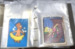 Lote contendo mais de 100 pápeis para cartas, acomodados em álbum, década de 80.