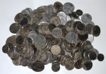 Lote contendo centenas de moedas brasileiras, produzidas em aço, épocas variadas, totaliza aproximadamente 1,5 KG.