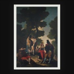 Goya, 1777 - "El paseo por Andalucía". Reprodução de alta qualidade. Dimensões: 42 cm x 30 cm.