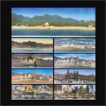 GUTA - Praça XV "1580 a 2002 - Um passeio no tempo". Coleção completa  com 9 belíssimas gravuras panorâmicas em excelente estado acondicionado em estojo original. Dimensões: 92 cm x 32 cm. Nascido em 1952 na cidade do Rio de Janeiro,Carlos Gustavo Nunes Pereira, mais conhecido como Guta, foi artista plástico, gráfico e designer de grande valor. Dotado de uma apurada visão artística, Guta foi um dos precursores da arte foto realística publicitária no Brasil, desenvolvendo trabalhos para as maiores empresas mundiais.