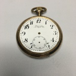 ANCRE - CHRONOMETRE LA ROYALE - Antigo relógio de bolso sem vidro, ponteiros  e com marcas do tempo. Máquina intacta. Precisando de ajuste na corda. Exemplar de número: 138402. Dimensões: 5,5 cm diâmetro.