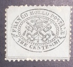SELO DE PONTICE ITALIANO ,1868 III CENTS   RAAO SELO ITALIANO  EM OTIMO ESTADO DE CONSERVAÇÃO
