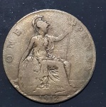 Moeda One Penny 1912