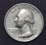 Moeda Quarter Dollar 1974