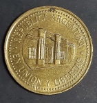 Moeda Comemorativa União da Libertação, 50 Cents Argentino 2004