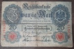 Cédula de 20 Mark Alemã do ano de 1914