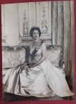 FOTOGRAFIA DA RAINHA ELIZABETH II ANOS 60 EM PRIMEIRA VISITA AO BRASIL