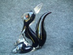 Linda ESCULTURA  Cristal MURANO. Esquilo. Altura 21 cm