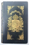 Antigos livros HISTÓRIA DO BRASIL, raro conjunto com seis volumes, capa ilustração brasão do império brasileiro, autor Roberto Southey.