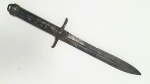 Antiga baioneta militar em ferro forge, med.33 centímetros.